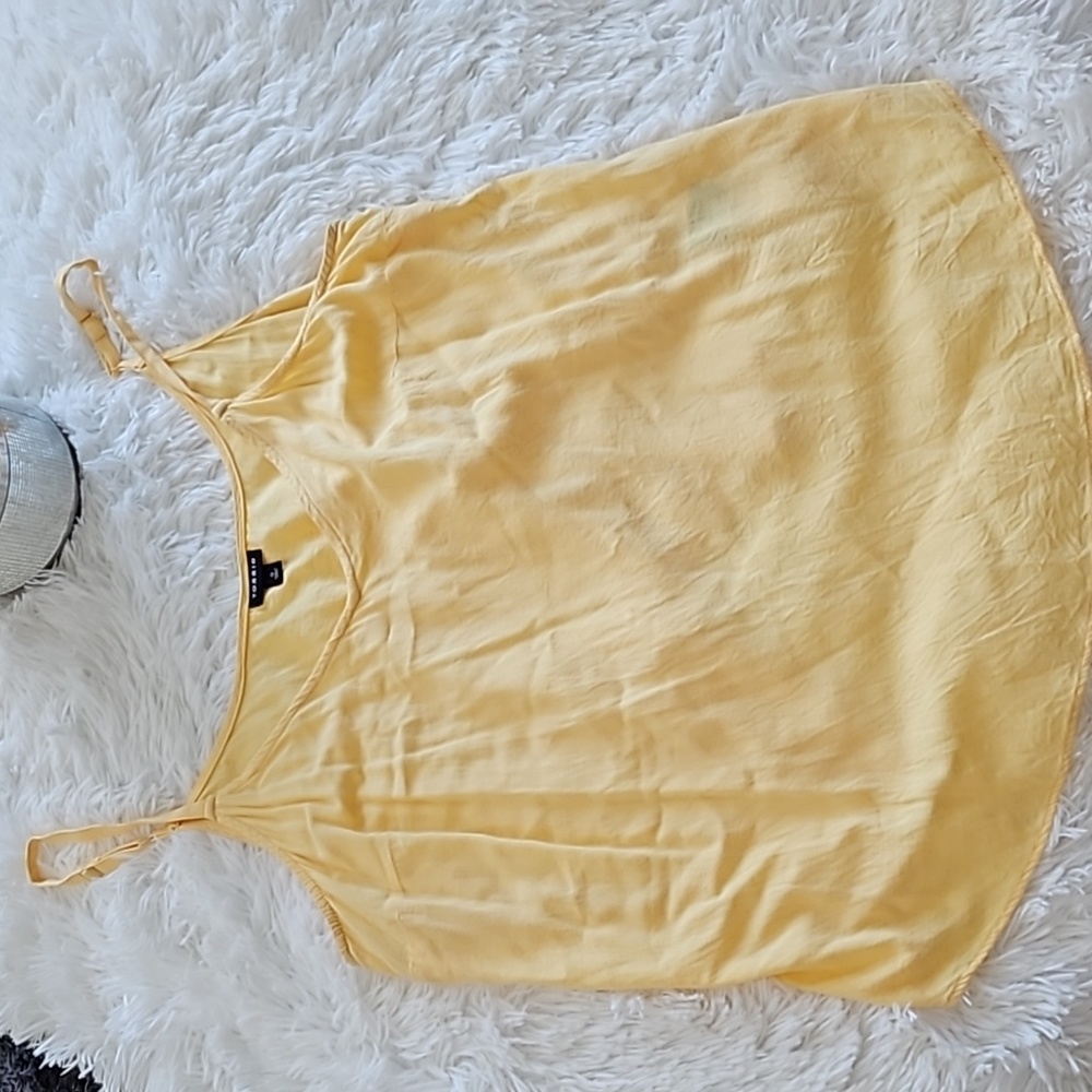 TORRID  yellow, loose fit tank
